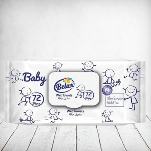 Belux Wet Towels 72s