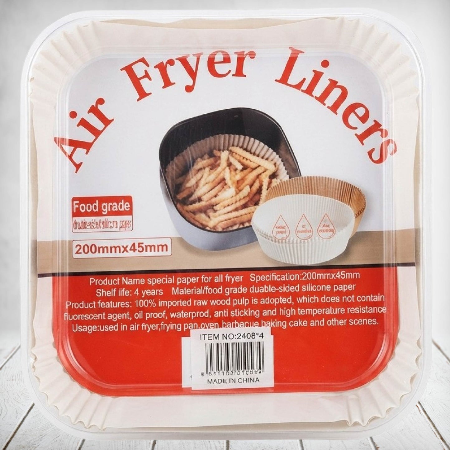 Air Fryer Baking Paper White Big Square