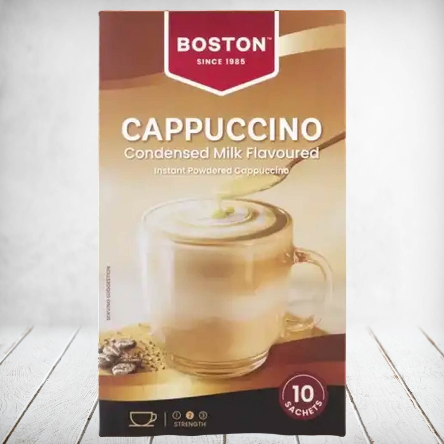 Boston Cappuccino Condensed Milk Flavoured 10s
