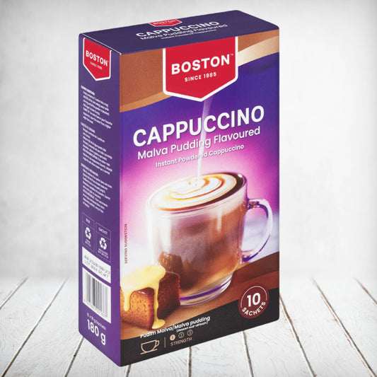 Boston Cappuccino Malva Pudding Flavoured 10s