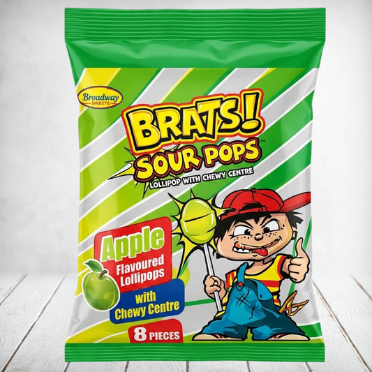 Brats Sour Pops Apple 8s