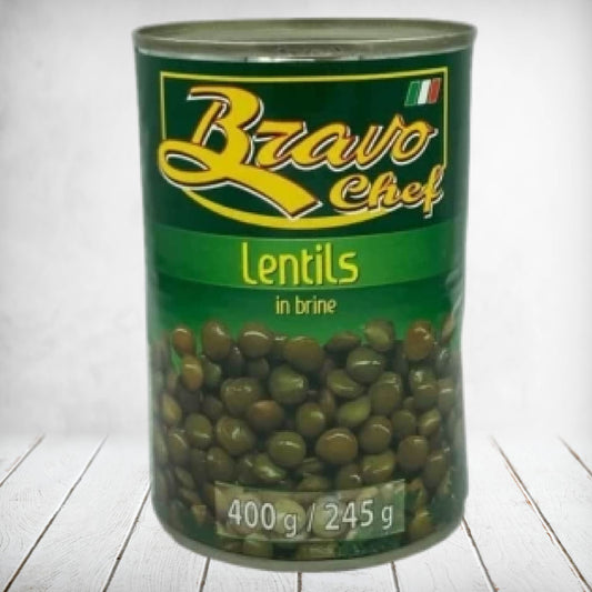 Bravo Chef Lentils in Brine 400g