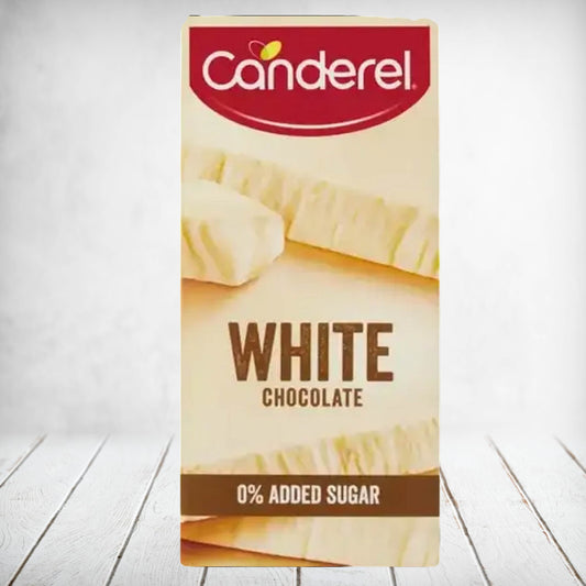 Canderel Slab White Chocolate 100g