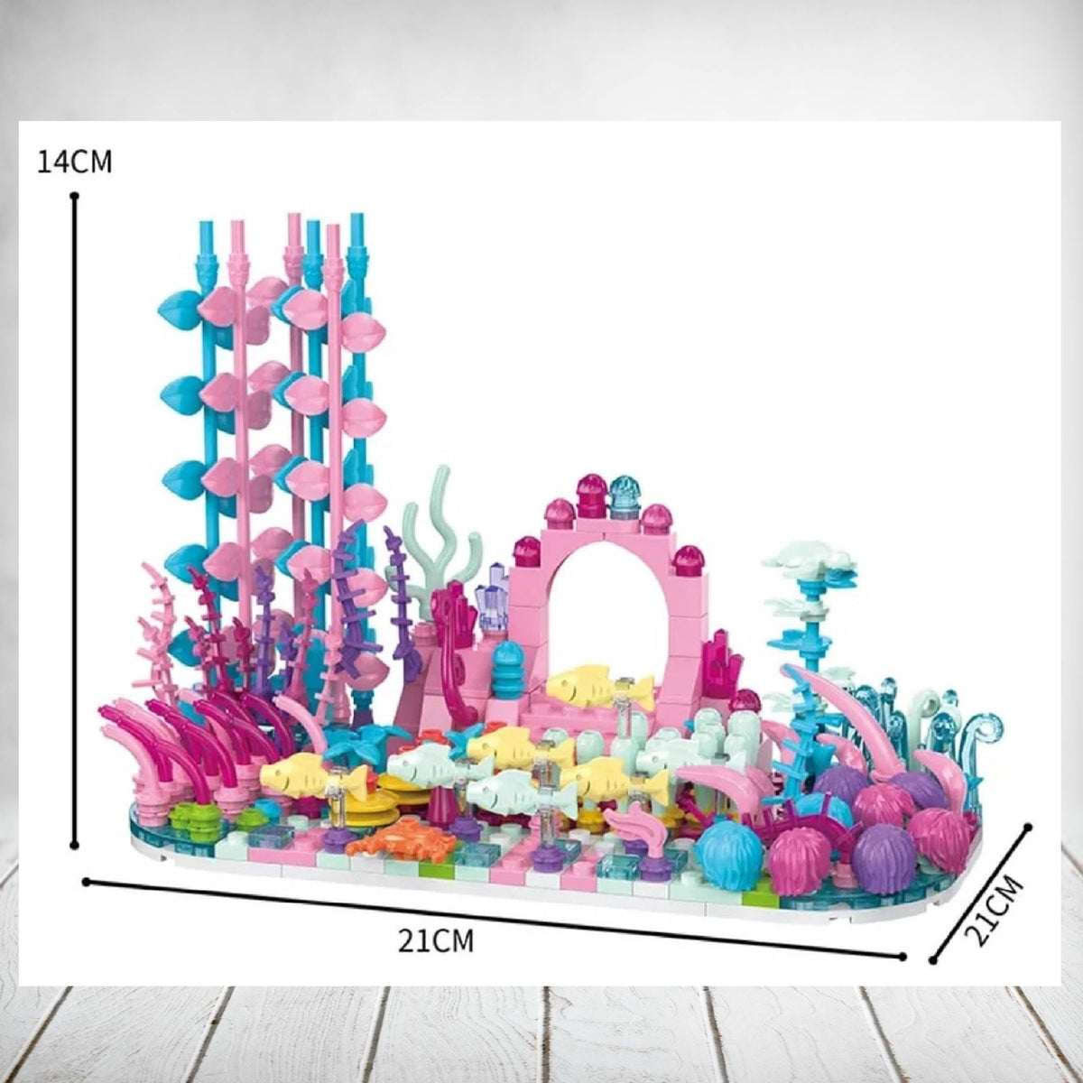 Cogo Fairy Mermaid Coral Wonderland 366 Pcs