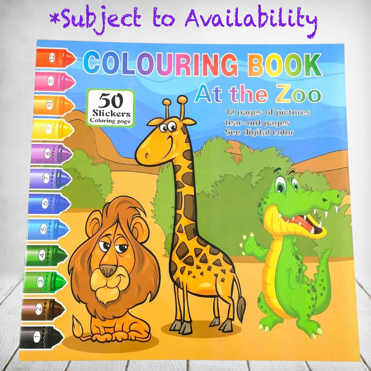 Colour by Numbers Including Stickers