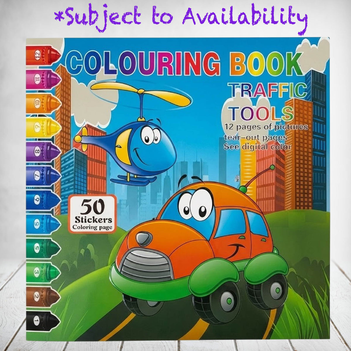 Colour by Numbers Including Stickers