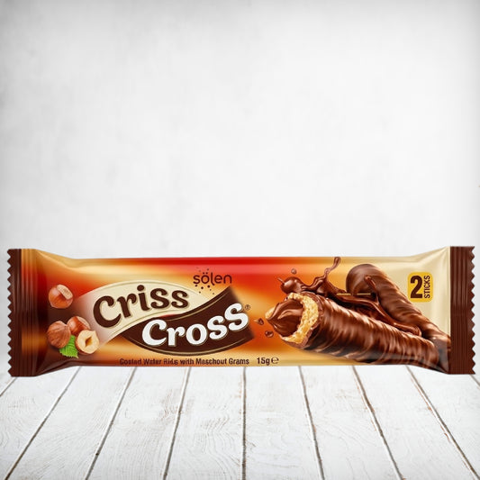 Criss Cross Hazelnut Wafer 18g