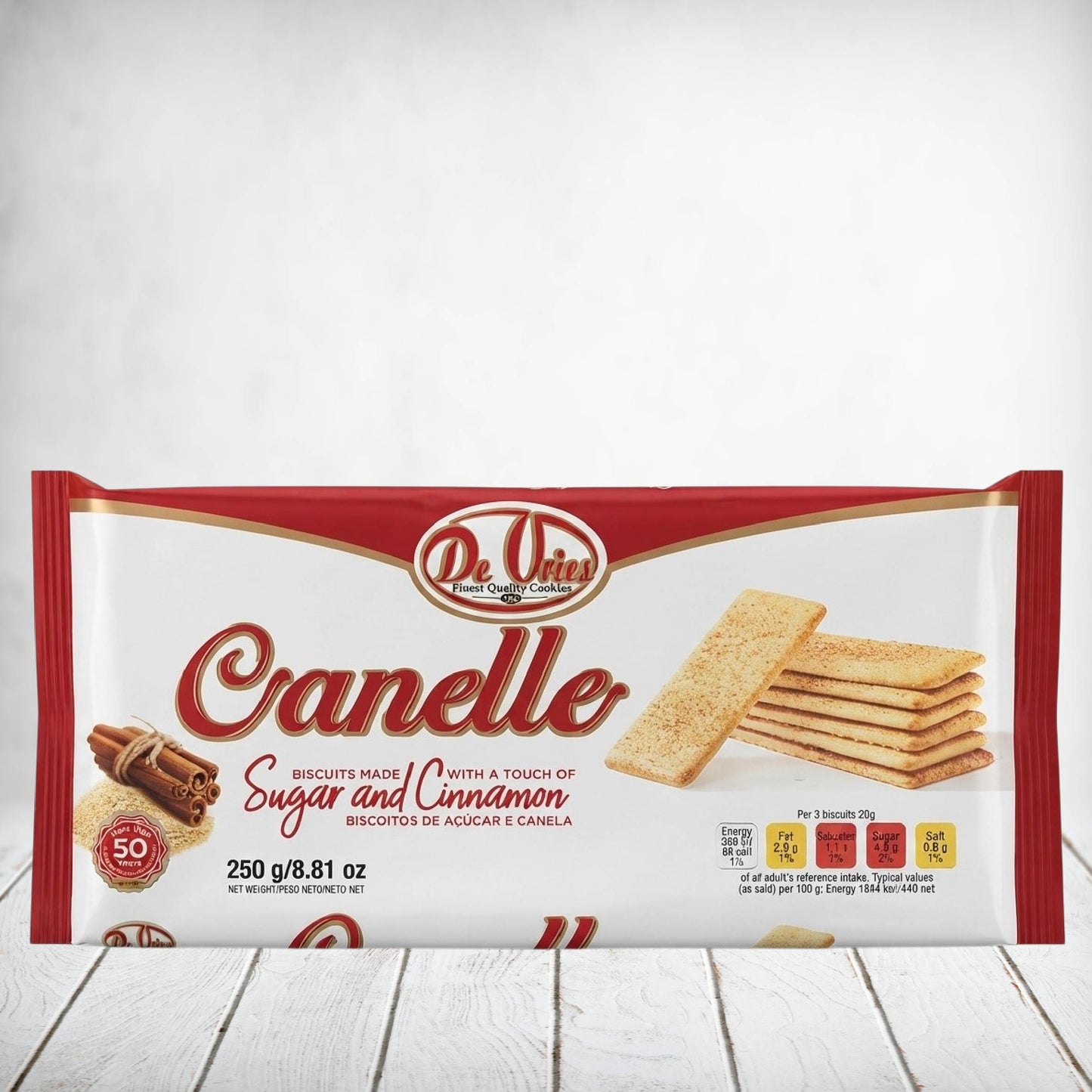 De Vries Canelle Biscuits 250g