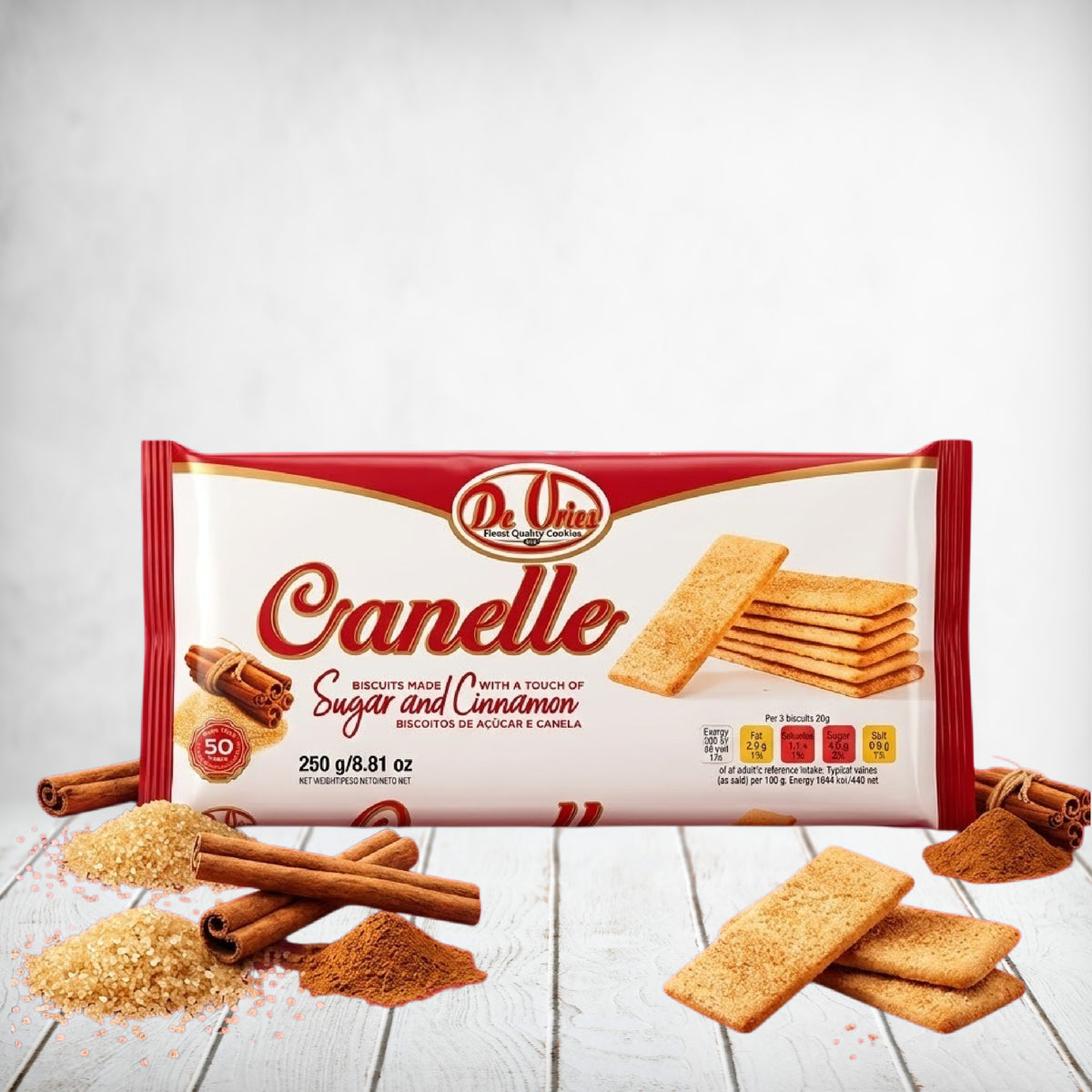 De Vries Canelle Biscuits 250g