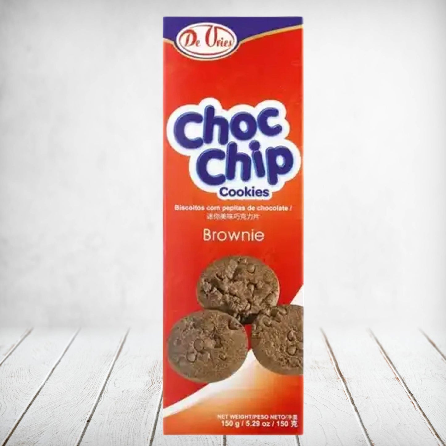 De Vries Choc Chip Brownie 150g