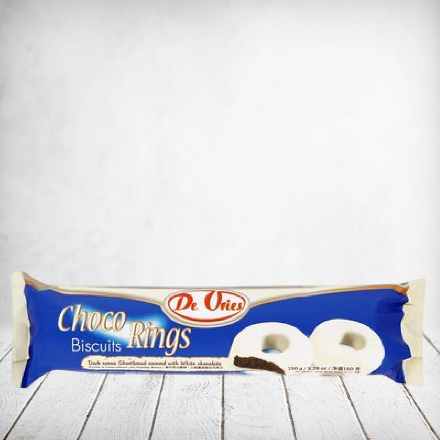 De Vries Choco Rings White Chocolate 150g