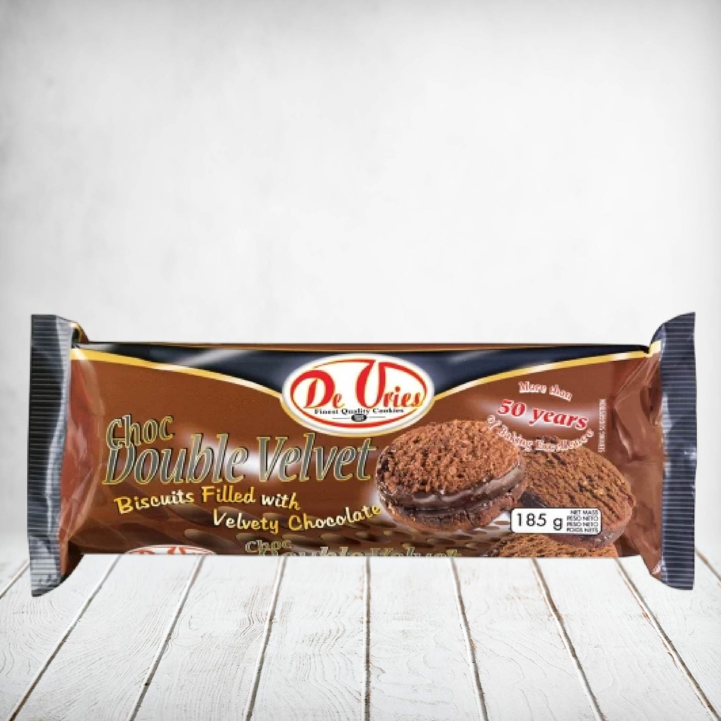 De Vries Double Velvet Choc 185g