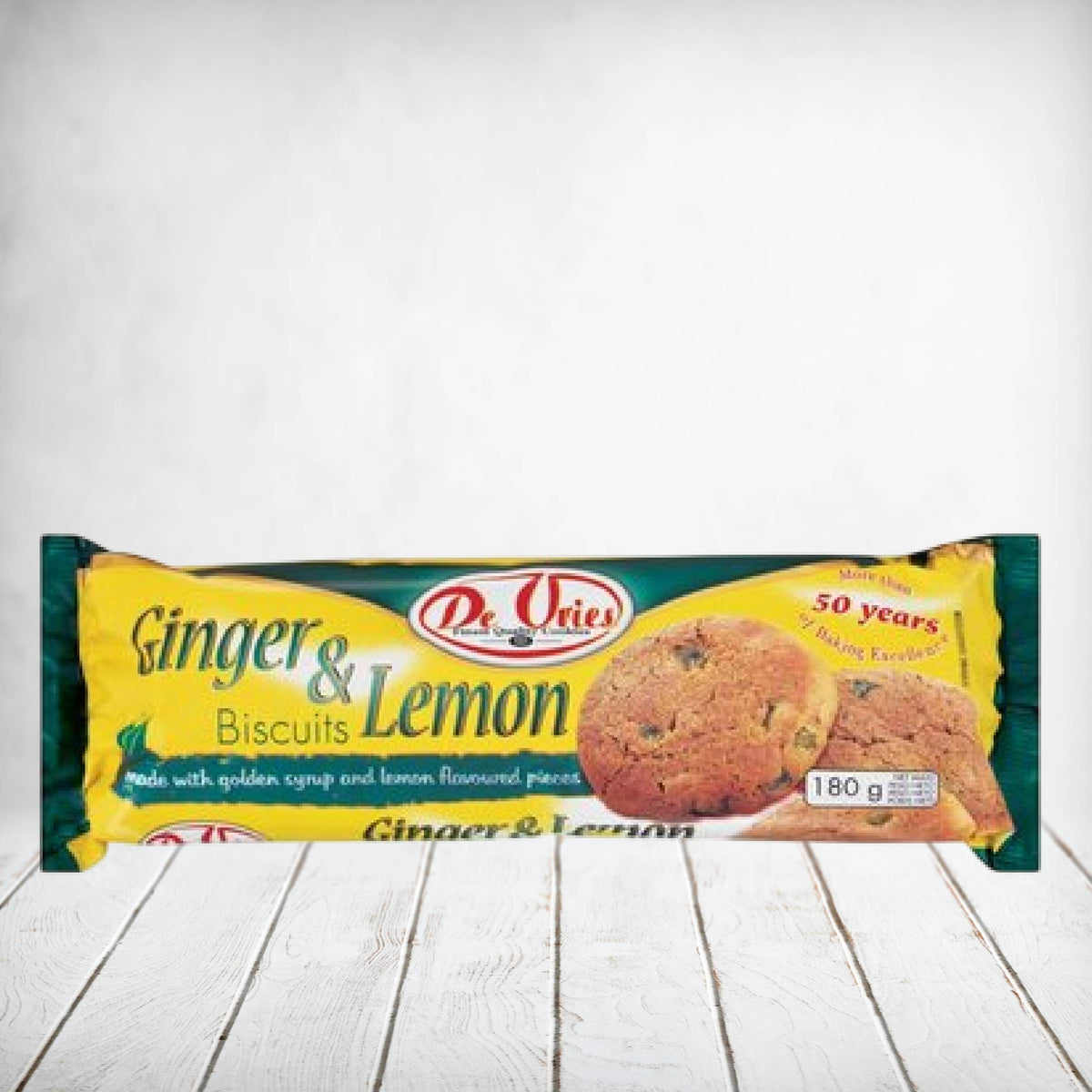 De Vries Ginger & Lemon 180g