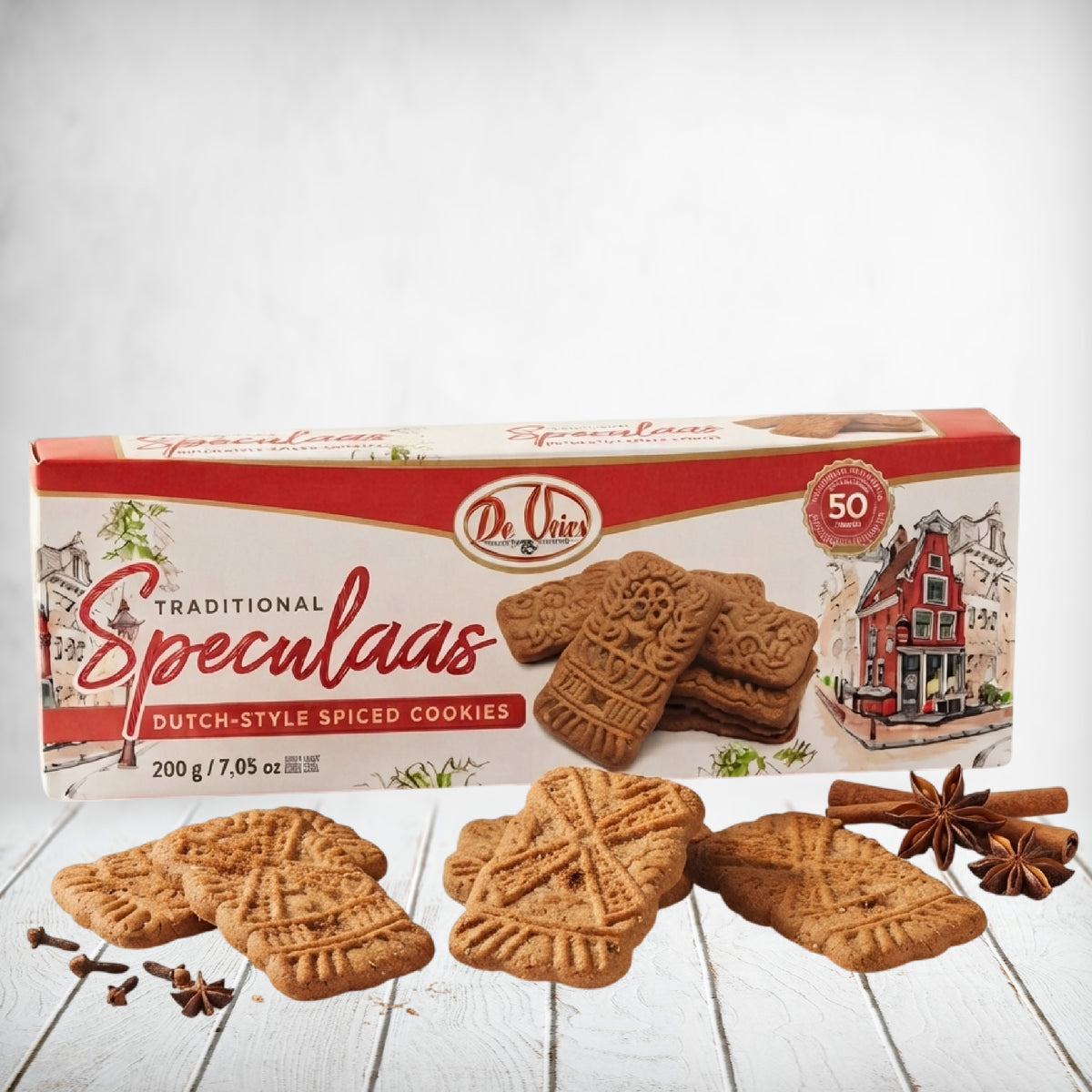 De Vries Speculaas Biscuits 200g