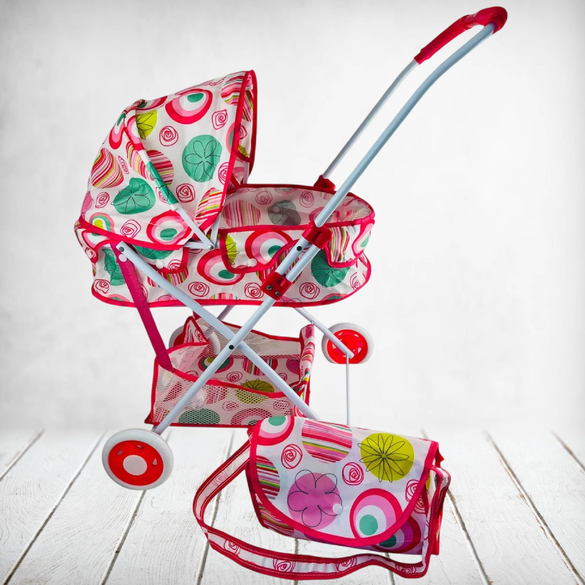 Doll Pram with Bag