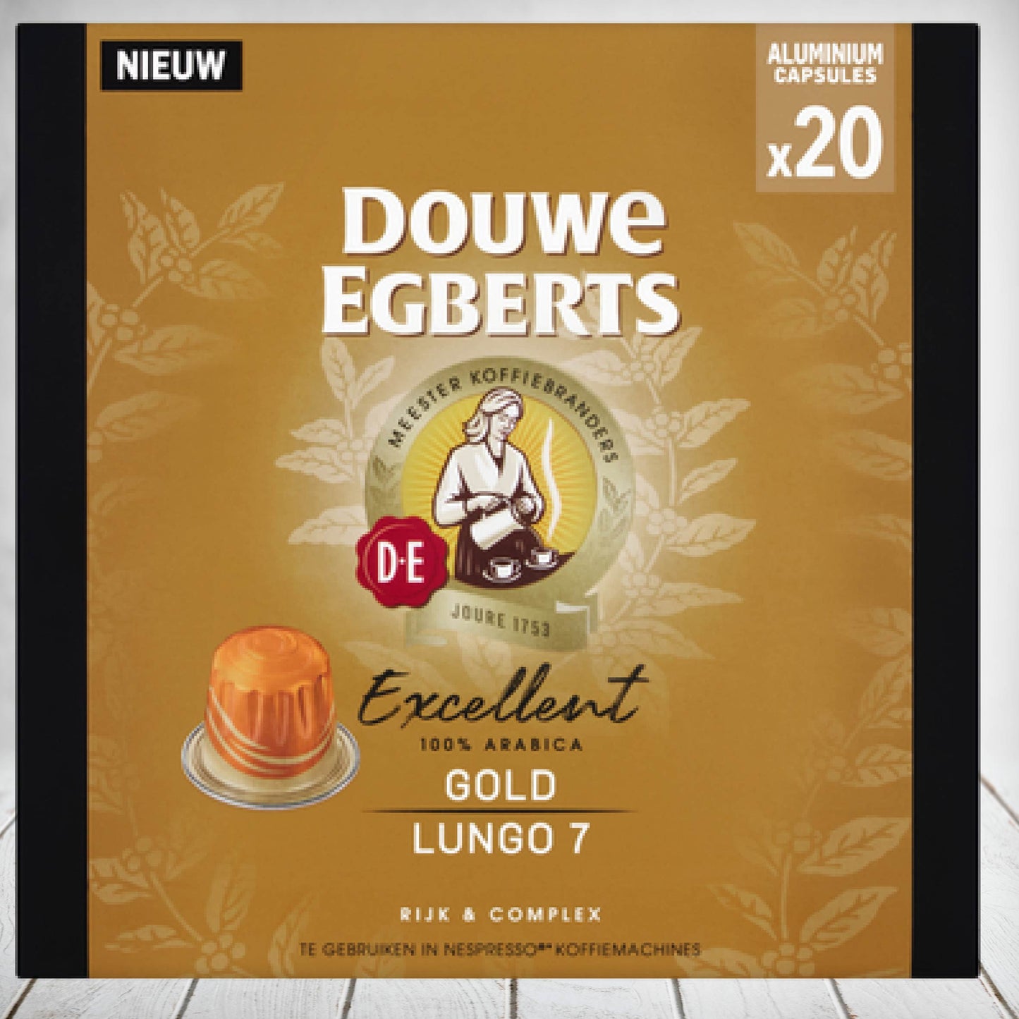 Douwe Egberts Excellent Gold Lungo 20pods 7/12