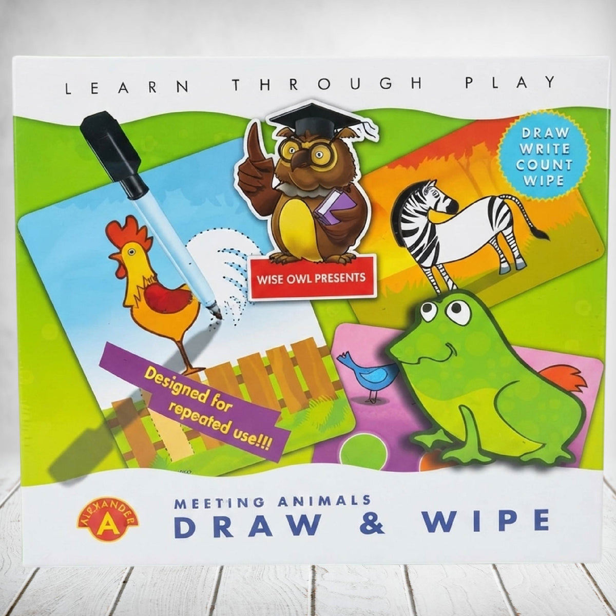 Draw and Wipe Yummy Time