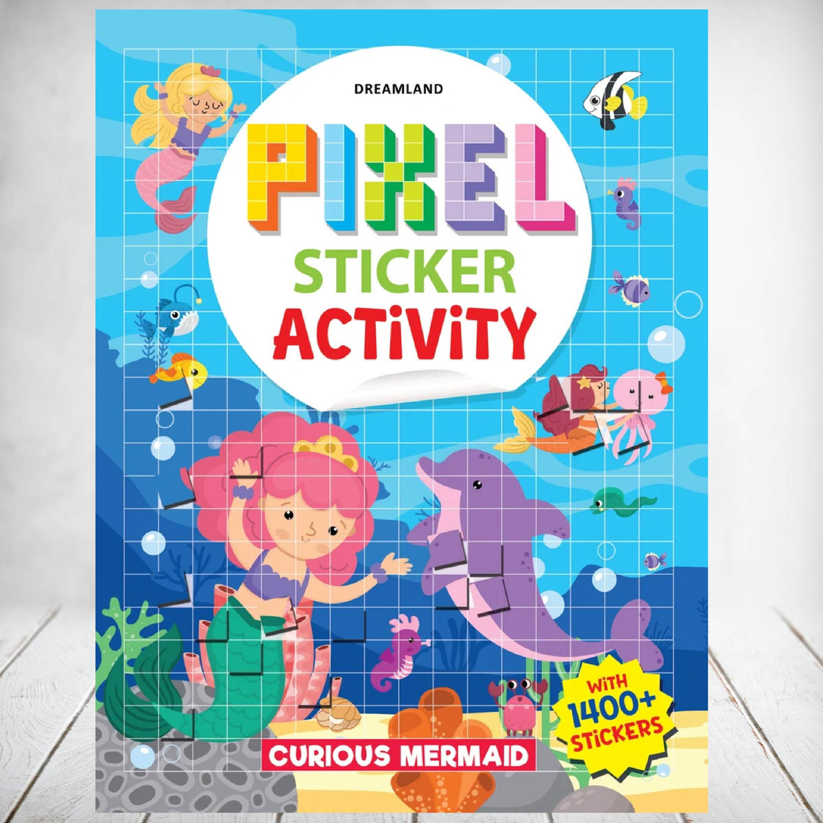 Dreamland - Pixel Sticker Book - Curious Mermaid