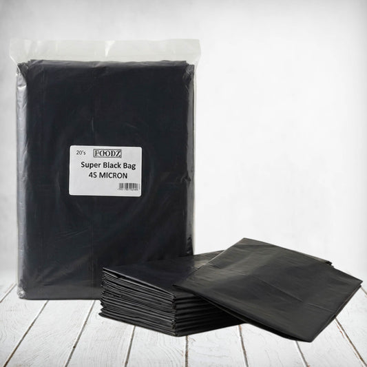 Foodz Super Black Bags 45Mic