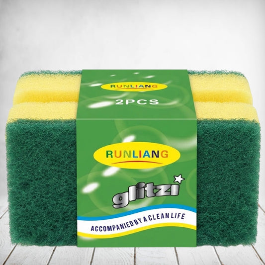 Glitzi Dishwashing Sponge 2pack