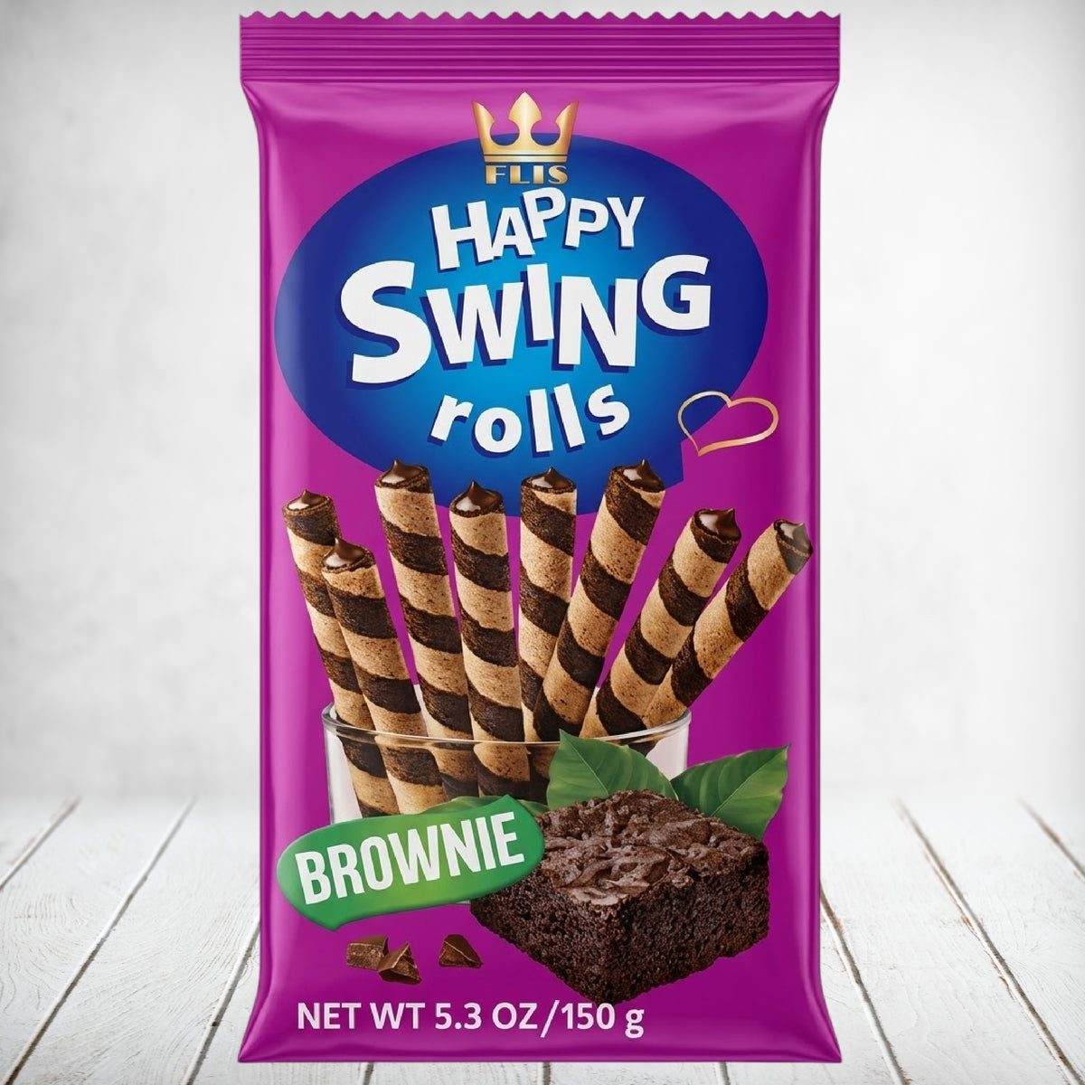 Happy Swing Rolls Brownie 150g