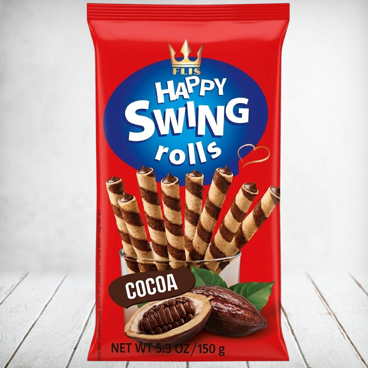 Happy Swing Rolls Cocoa 150g
