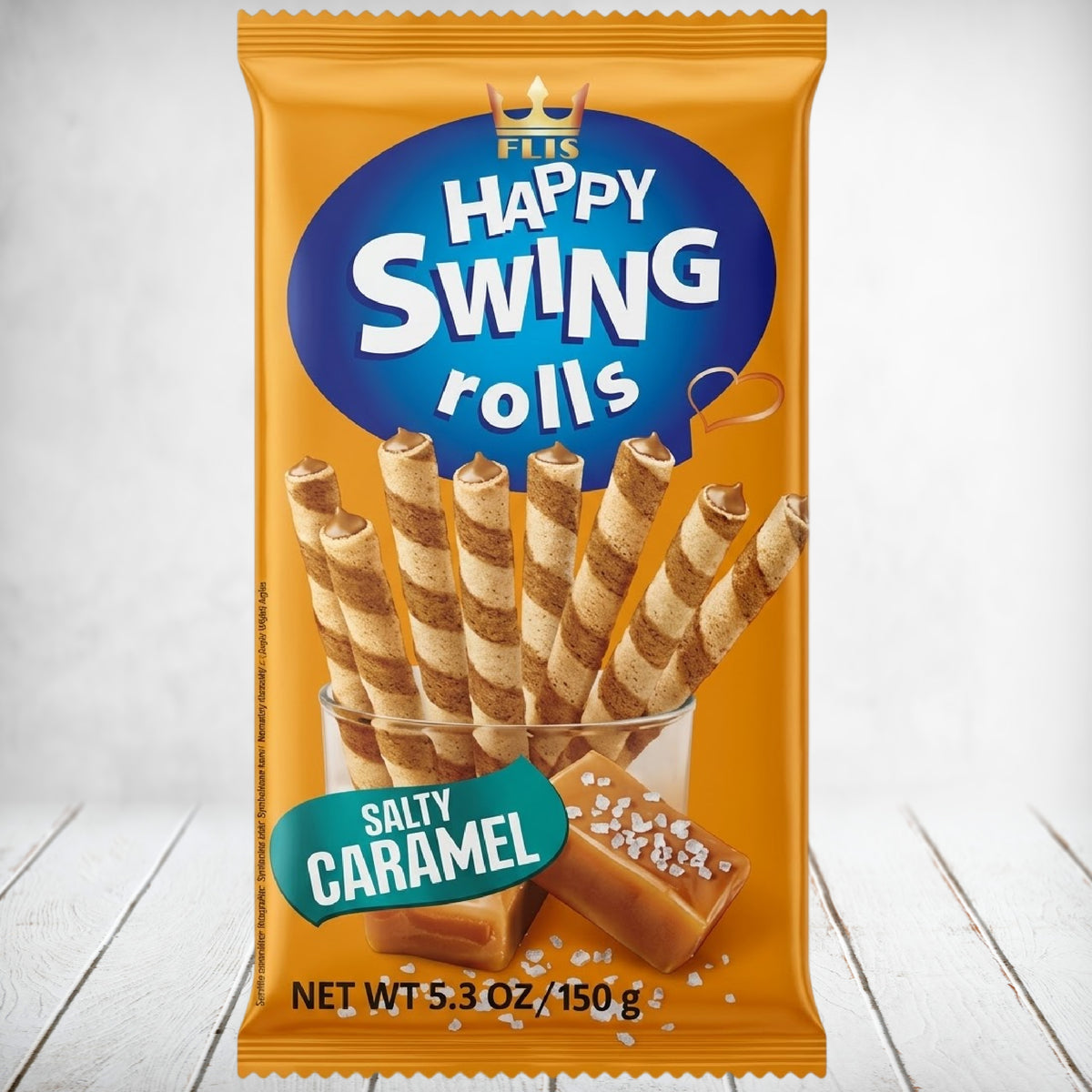 Happy Swing Rolls Salty Caramel 150g