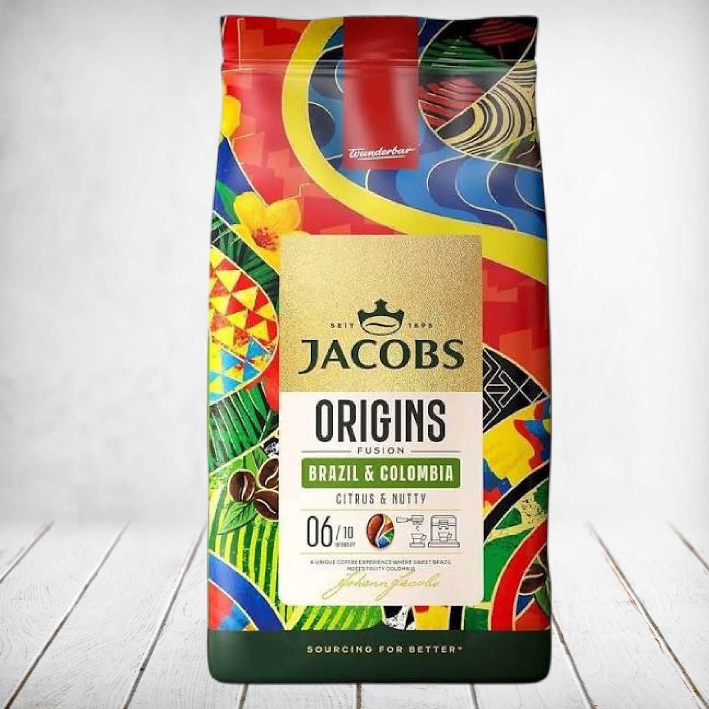 Jacobs Origins Coffee Beans - Brazil & Colombia 1kg
