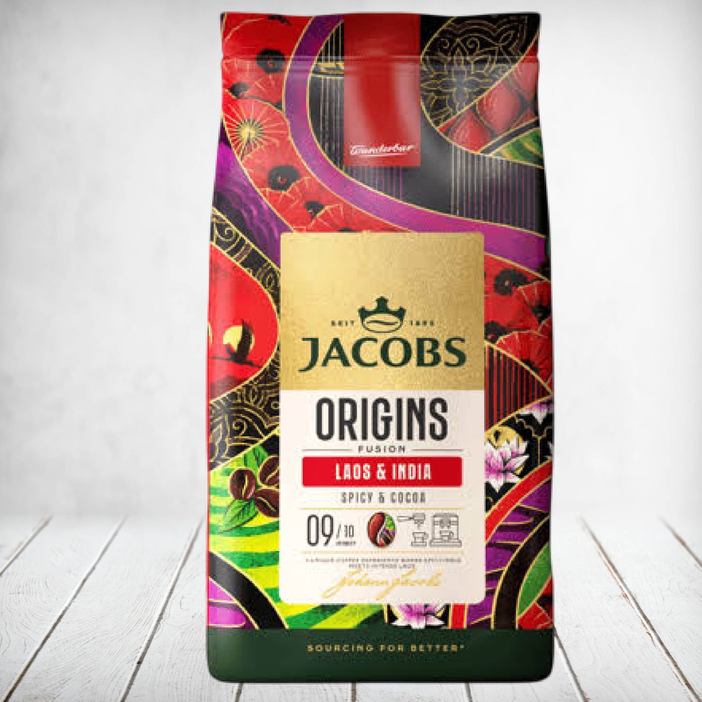 Jacobs Origins Coffee Beans - Laos & India 1kg