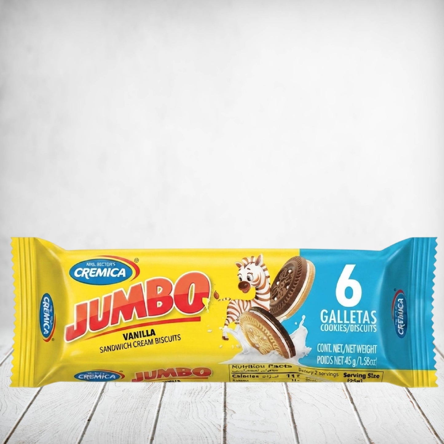Jumbo Vanilla Sandwich 45g