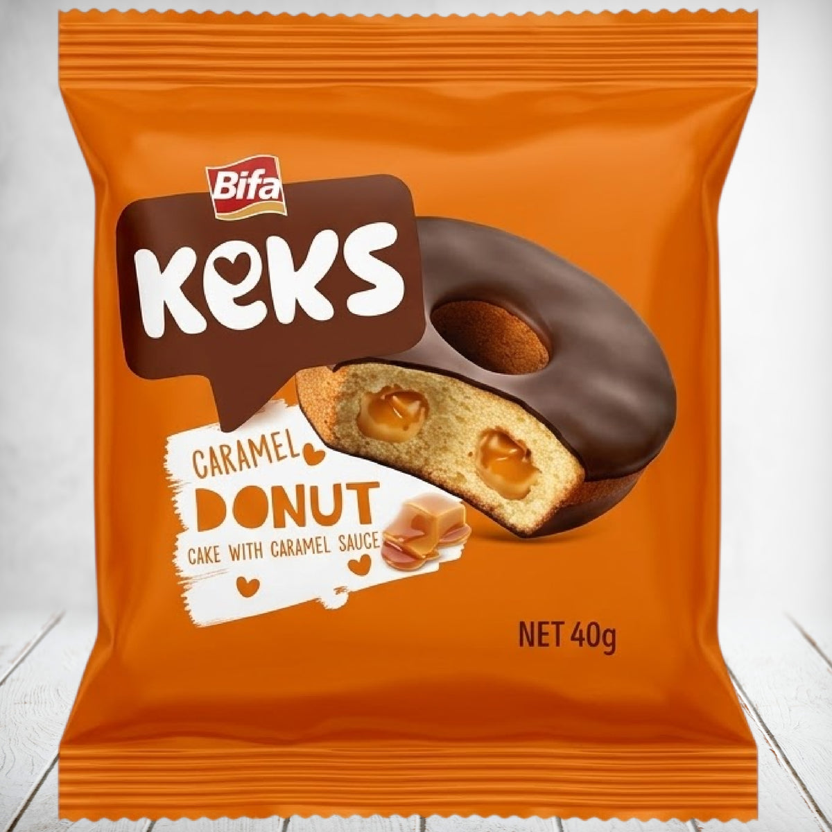 Keks Caramel Soft Cake Donut 35g