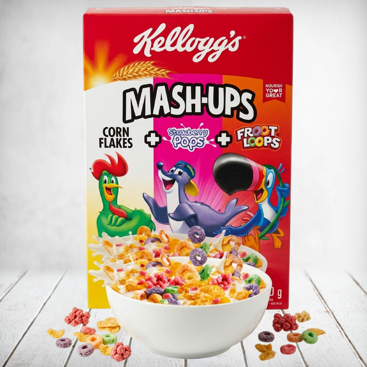 Kelloggs Mash-Ups Cereal 400g