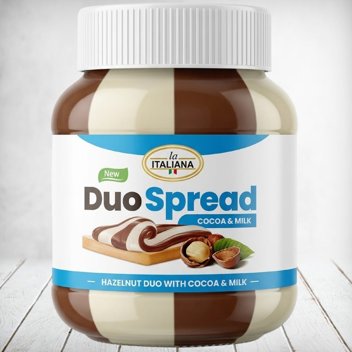 La Italiana Duo Spread Cocoa & Milk 350g