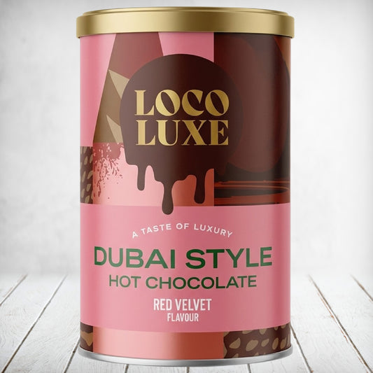 Loco Luxe Dubai Style Hot Chocolate Red Velvet Flavour 275g
