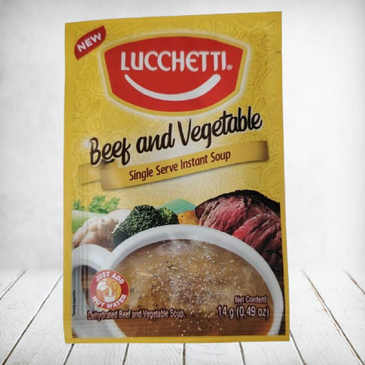 Lucchetti Beef & Vegetable Instant Soup 14g