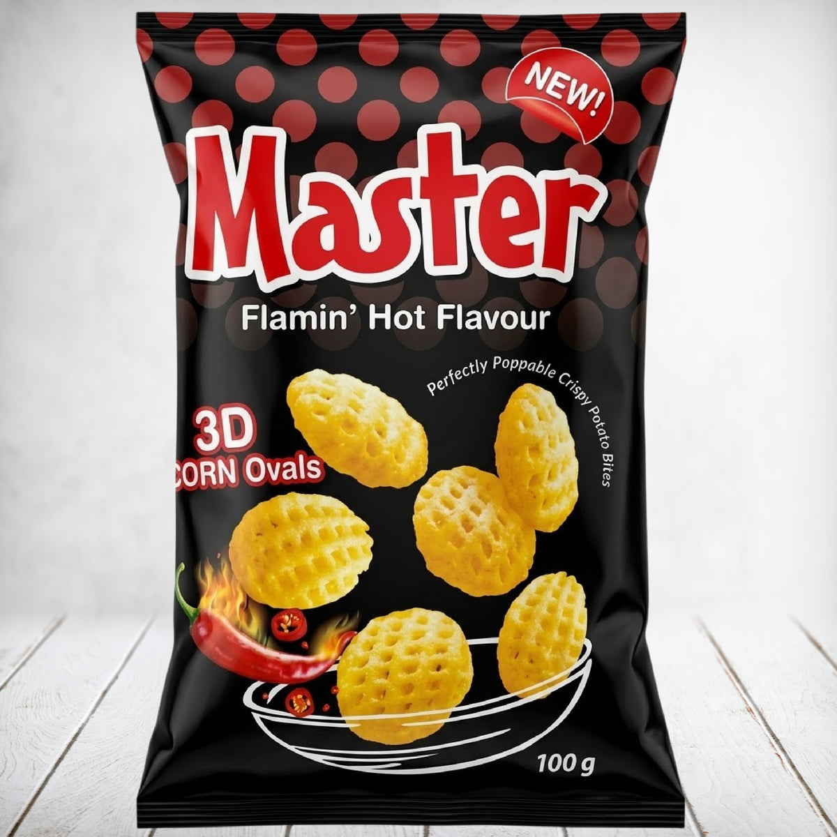 Master 3D Flaming Hot 100g