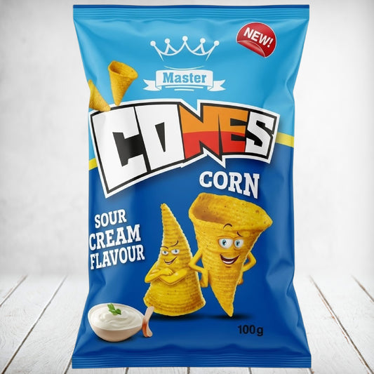 Master Cones Sour Cream 100g