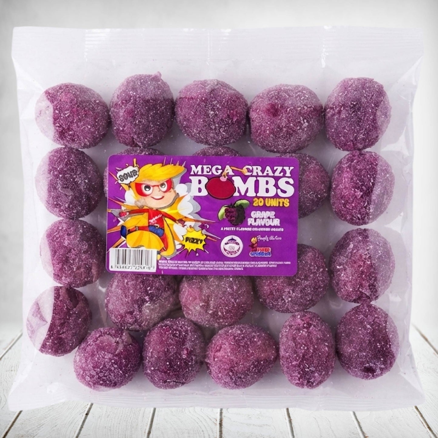 Mega Crazy Bombs - Sour Grape 20s