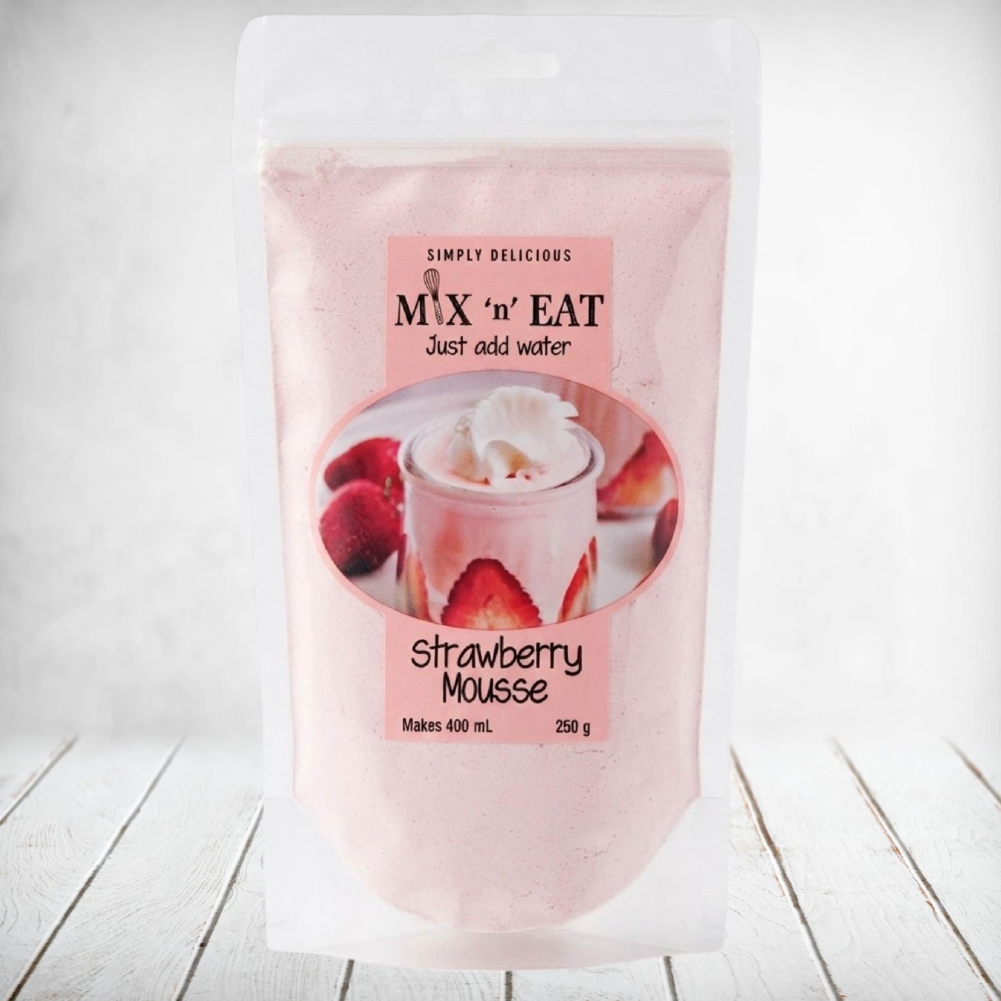 Mix n Eat - Mousse Strawberry 250g