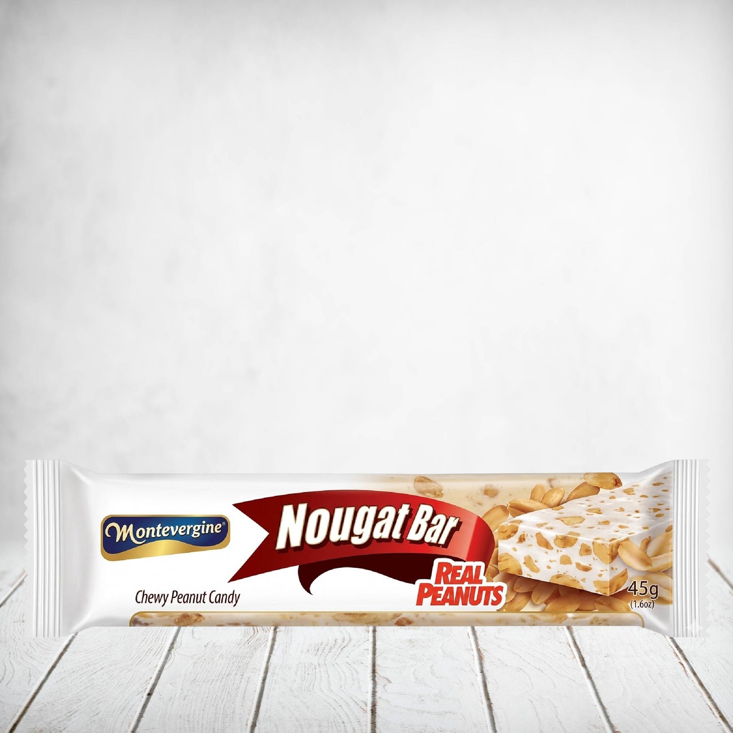 Montevergine Nougat Bar with Peanuts 45g