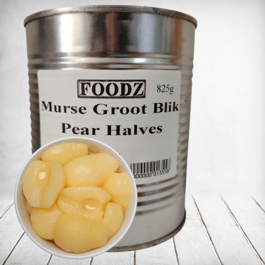 Murse Groot Blik Pear Halves 825g