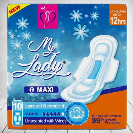 My Lady Maxi Unscented Pads 10s