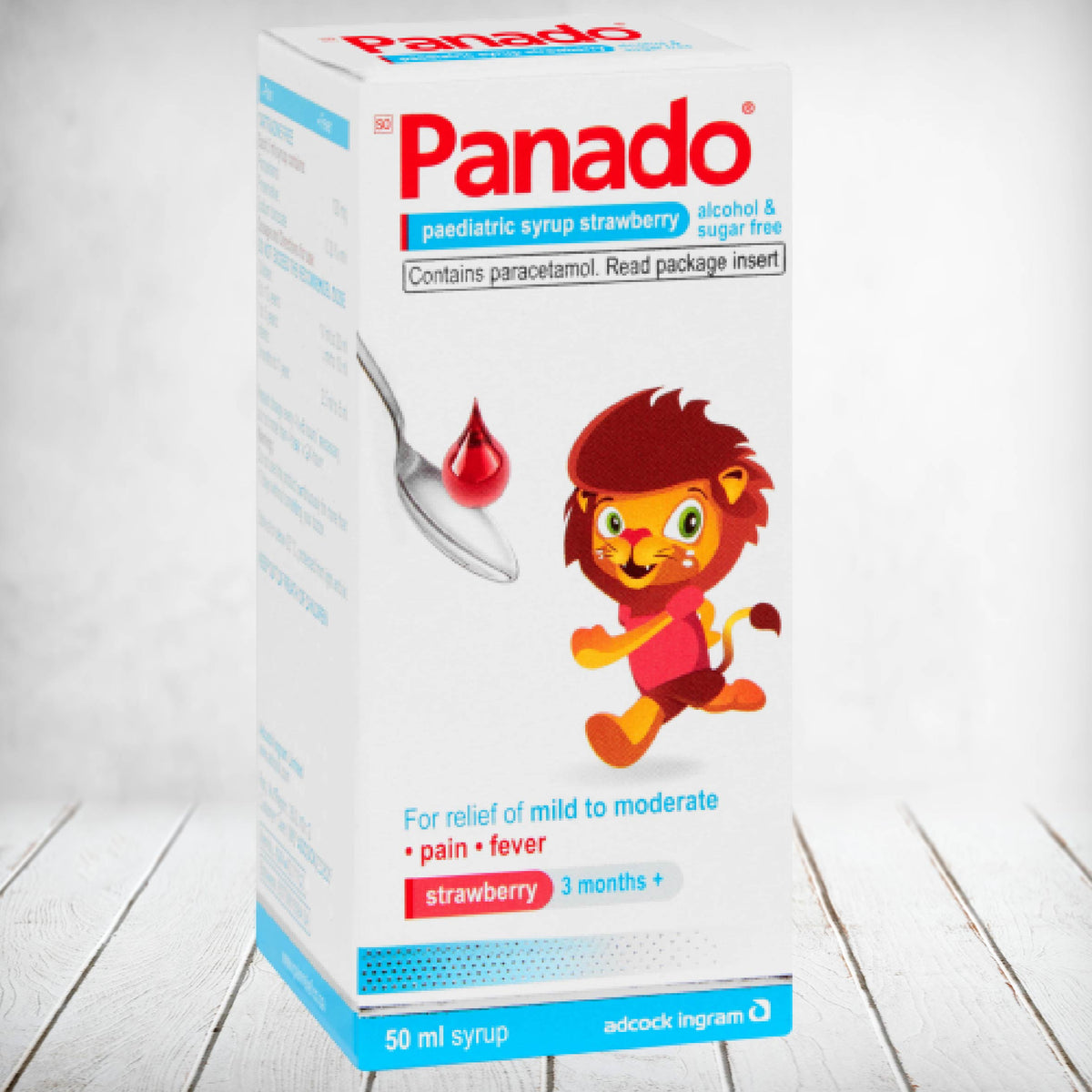 Panado Paediatric Syrup Strawberry 50ml