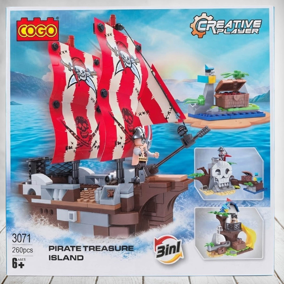 Pirate Ship Build 260Pcs