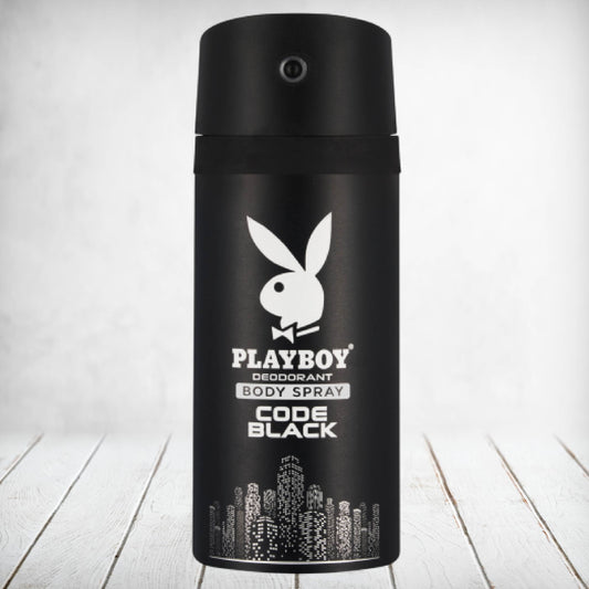 Playboy Deo Mens Spray Code Black 150ml