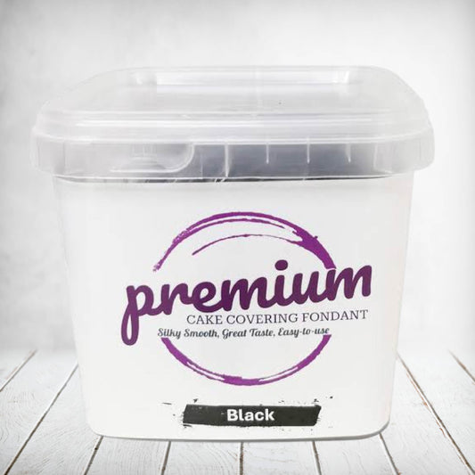 Premium Cake Covering Fondant Black 1kg