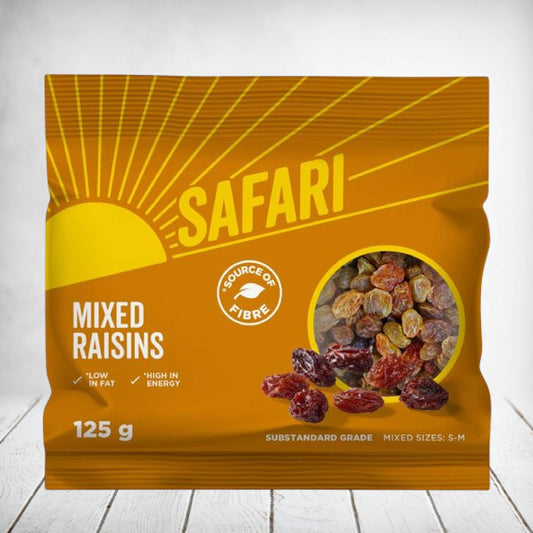 Safari Mixed Raisins 125g