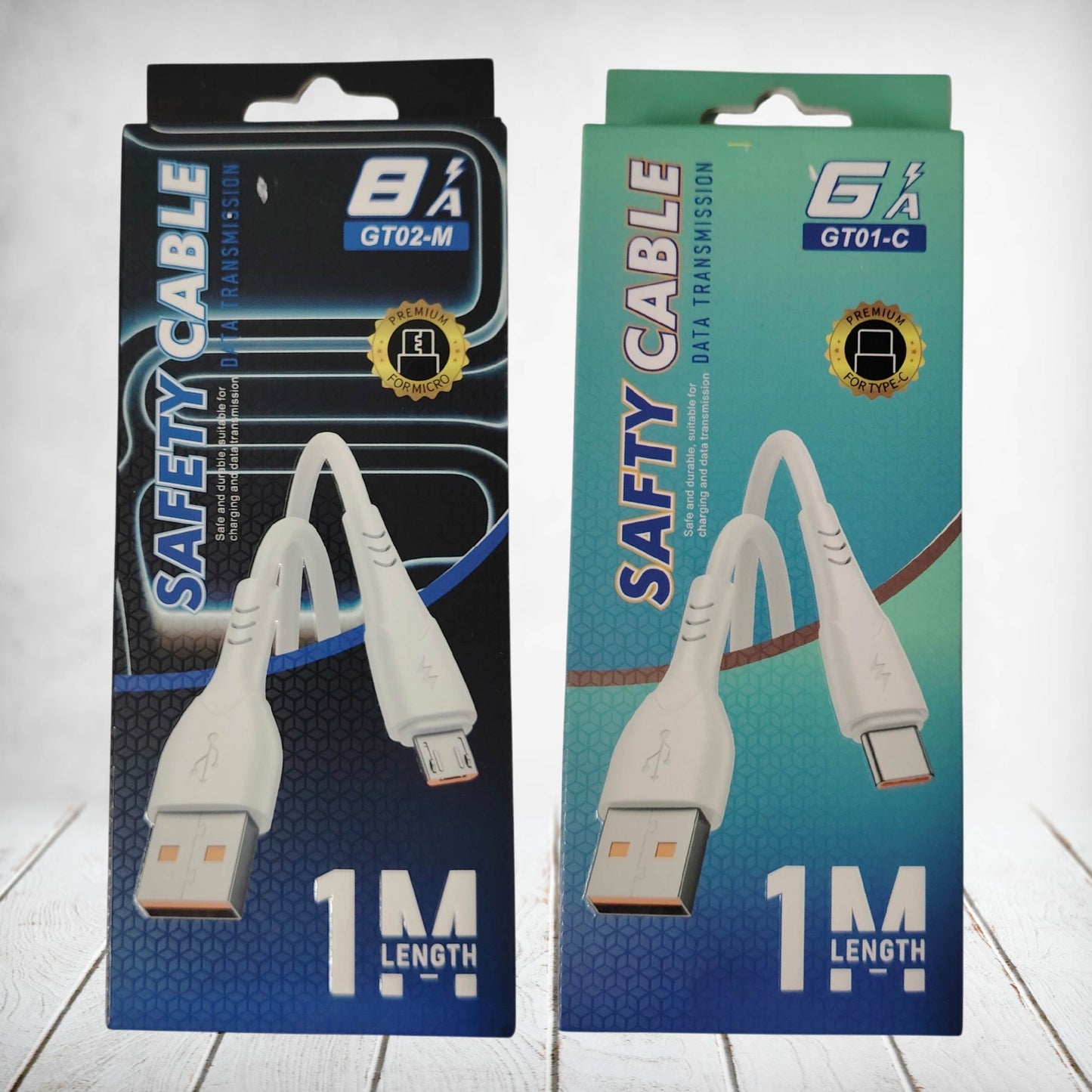 Safety Cable Charge & Data 1m