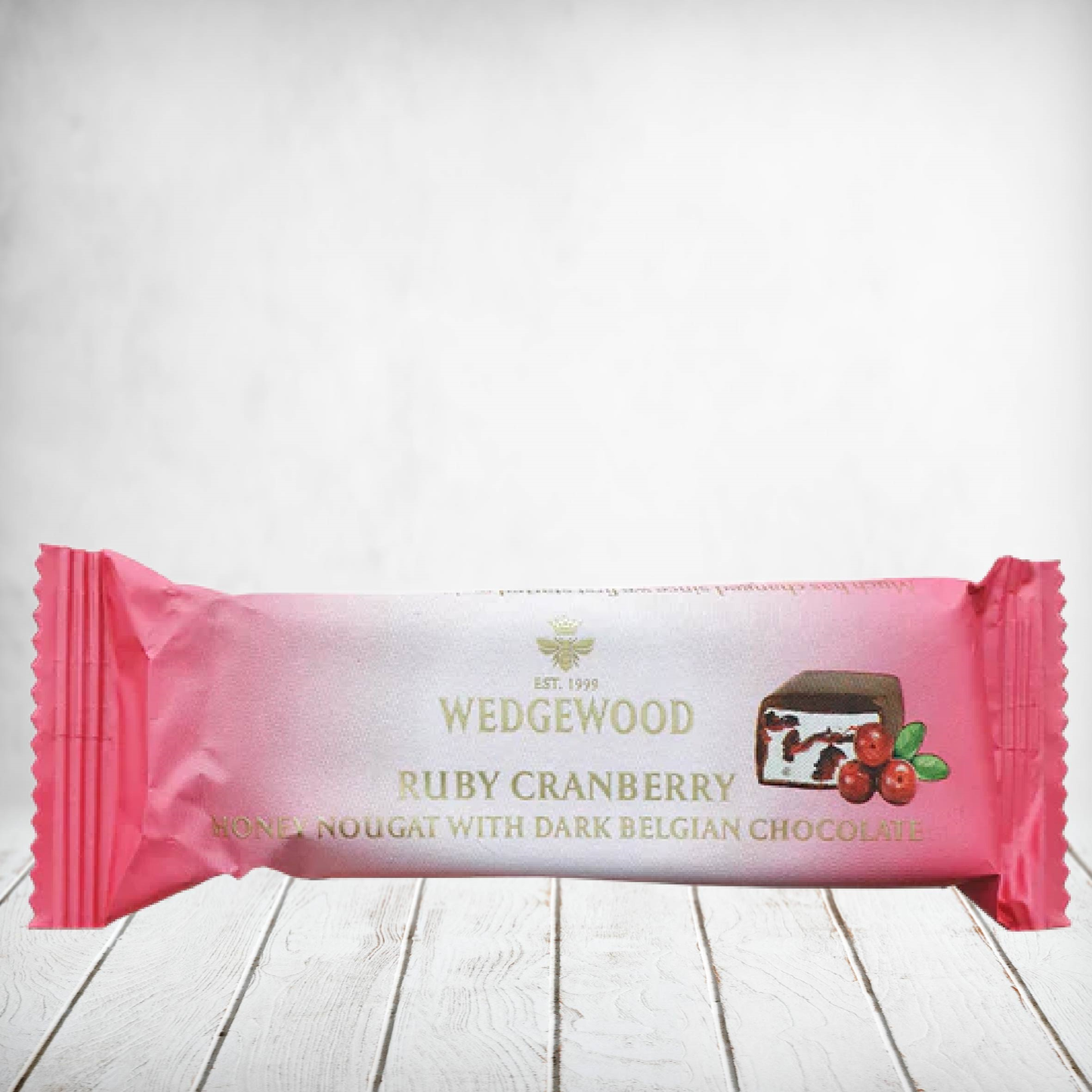 Wedgewood Nougat with Dark Choc Ruby Cranberry 40g
