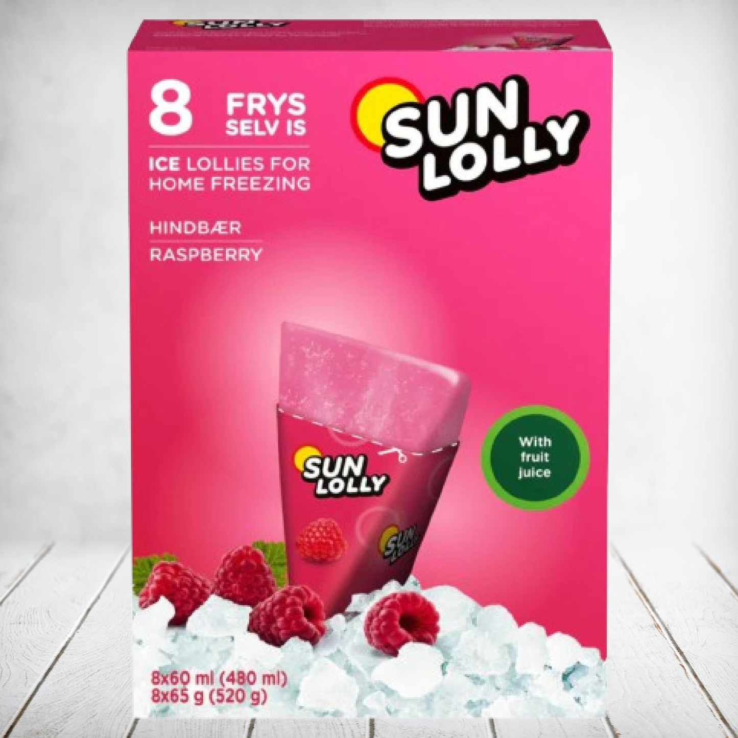 Sun Lolly 8pcs - Raspberry 60ml